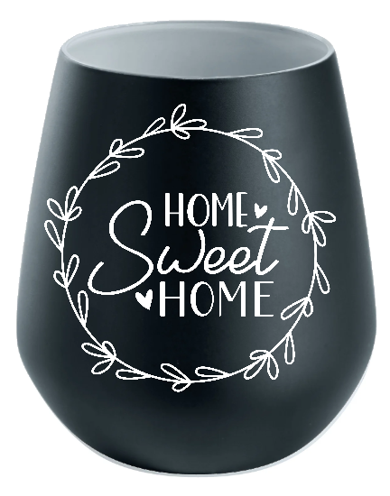 Lichtglas Familie "Home Sweet Home Kranz"
