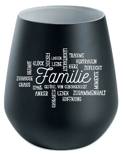 Lichtglas Familie "Familie Wörtermix"
