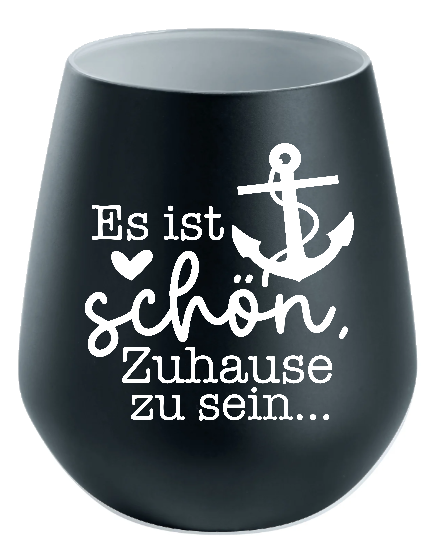 Lichtglas Familie "Es ist schön Zuhause zu sein"