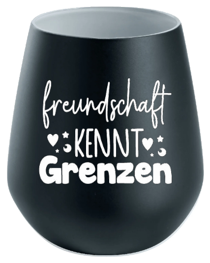Lichtglas Freundschaft "Freundschaft kennt Grenzen"