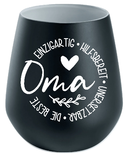 Lichtglas Oma "Einzigartig Hilfsbereit"