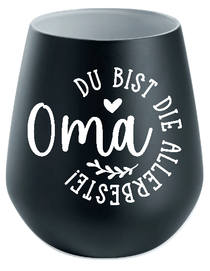 Lichtglas Oma "Du bist die allerbeste Oma"