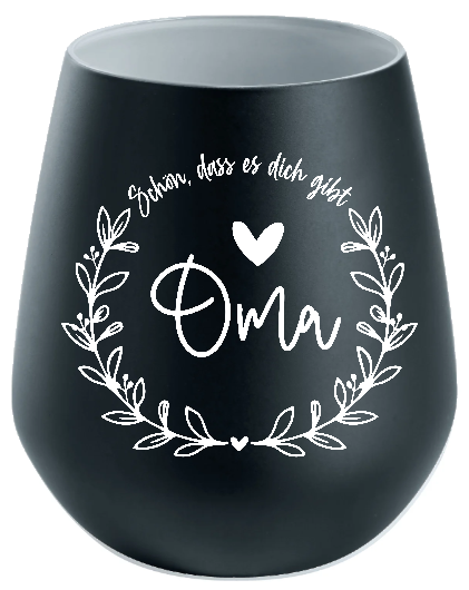 Lichtglas Oma "Schön das es dich gibt"