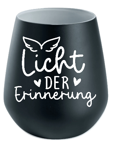 Lichtglas Trauer "Licht der Erinnerung"