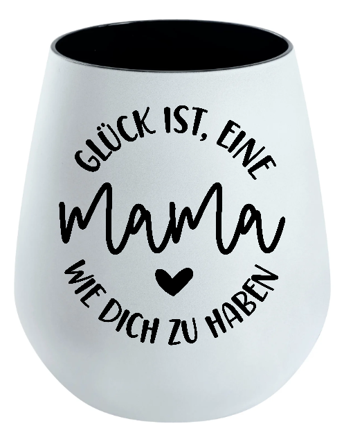 Lichtglas Muttertag "Glück ist eine mama wie dich zu haben"