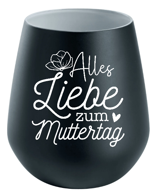 Lichtglas Muttertag "Alles Liebe zum Muttertag" Typ2