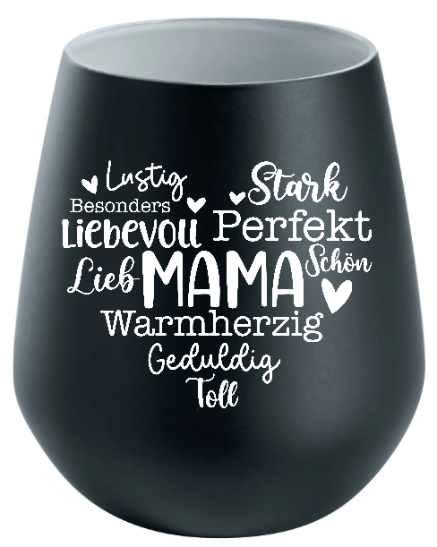 Lichtglas Muttertag "Herz Eigenschaften"