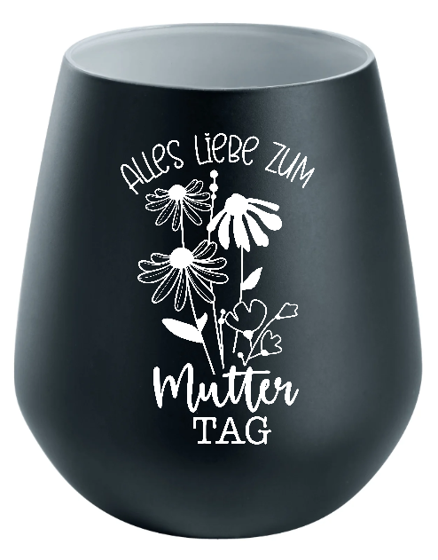 Lichtglas Muttertag "Alles liebe zum Muttertag Blumen"