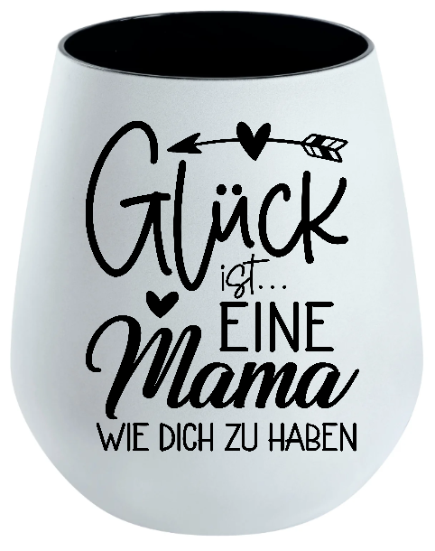 Lichtglas Muttertag "Glück istz eine Mama wie dich zu haben" Typ2