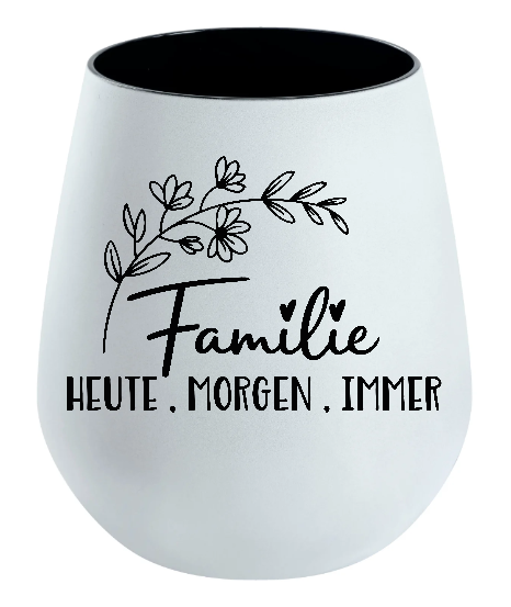 Lichtglas Familie "Familie heute morgen immer"