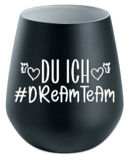 Lichtglas Freundschaft "Du Ich Dreamteam"