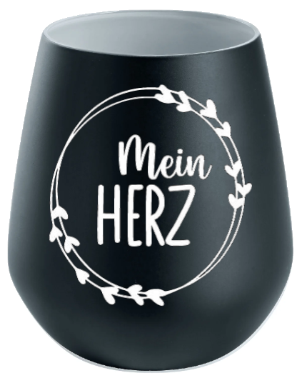 Lichtglas Freundschaft "Mein Herz"