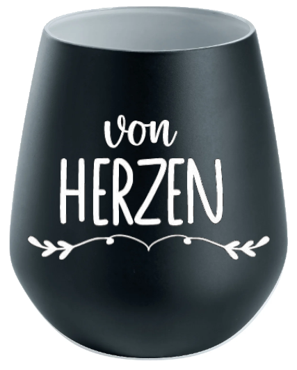Lichtglas Freundschaft "Von Herzen"