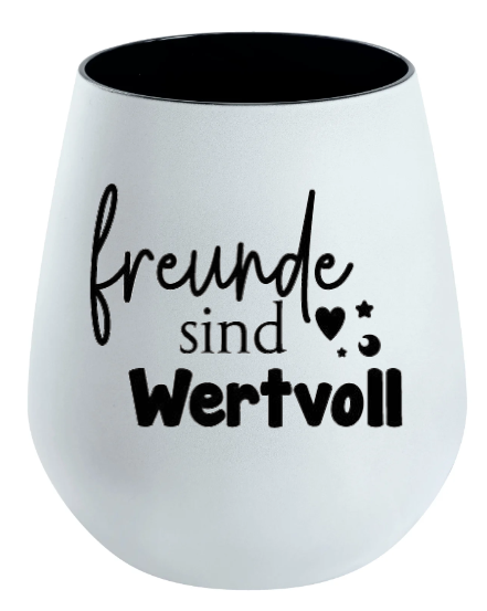 Lichtglas Freundschaft "Freunde sind wertvoll"
