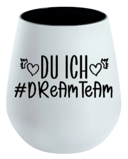 Lichtglas Freundschaft "Du Ich Dreamteam"