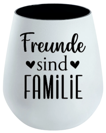 Lichtglas Freundschaft "Freunde sind Familie"