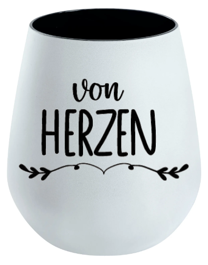 Lichtglas Freundschaft "Von Herzen"