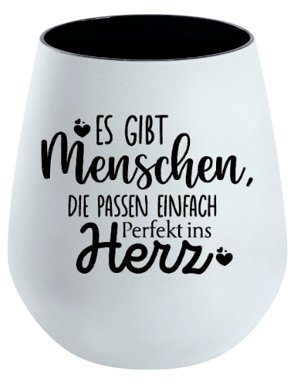 Lichtglas Freundschaft "Es gibt Menschen die passen einfach perfekt ins Herz"