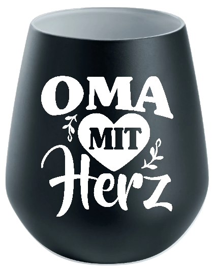 Lichtglas Oma "Oma mit Herz"
