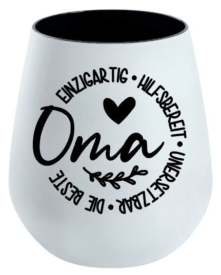 Lichtglas Oma "Einzigartig Hilfsbereit"