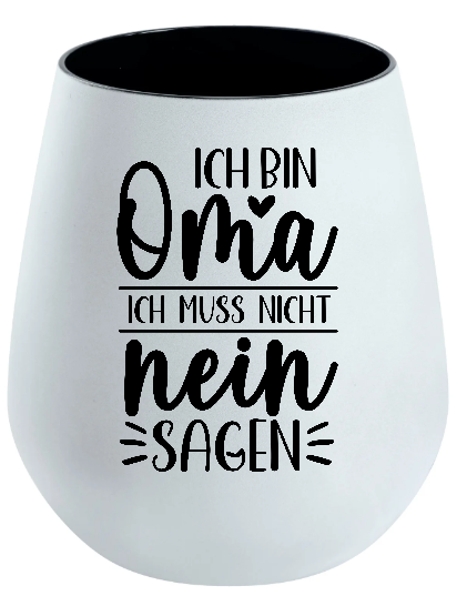 Lichtglas Oma "Ich bin Oma ich muss nicht nein sagen"