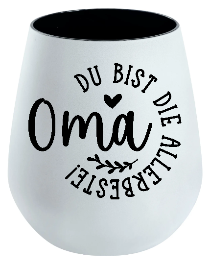 Lichtglas Oma "Du bist die allerbeste Oma"