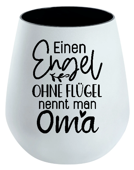 Lichtglas Oma "Einen Engel ohne Flügel nennt man Oma"