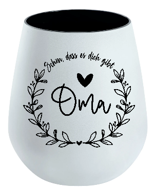 Lichtglas Oma "Schön das es dich gibt"