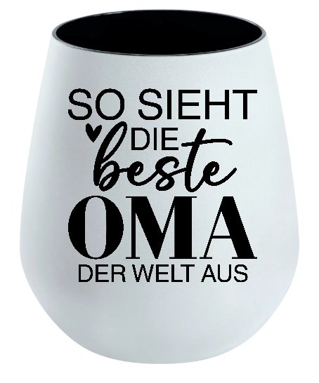 Lichtglas Oma "So sieht die beste Oma der Welt aus"