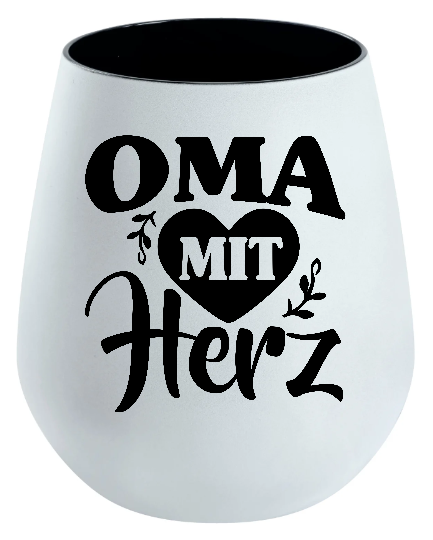 Lichtglas Oma "Oma mit Herz"