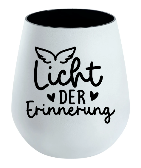 Lichtglas Trauer "Licht der Erinnerung"